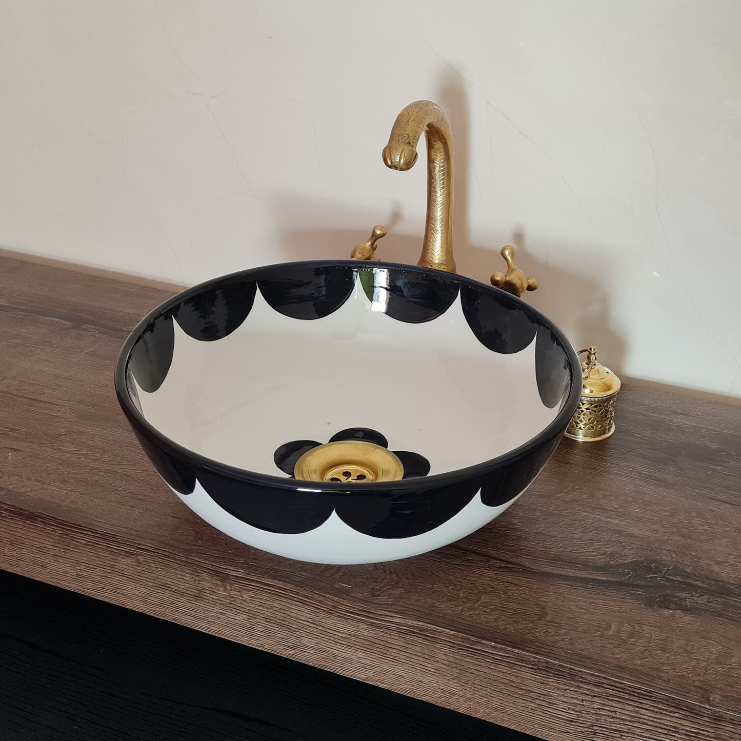 hand-painted Washbassin- Moroccan Sink #228