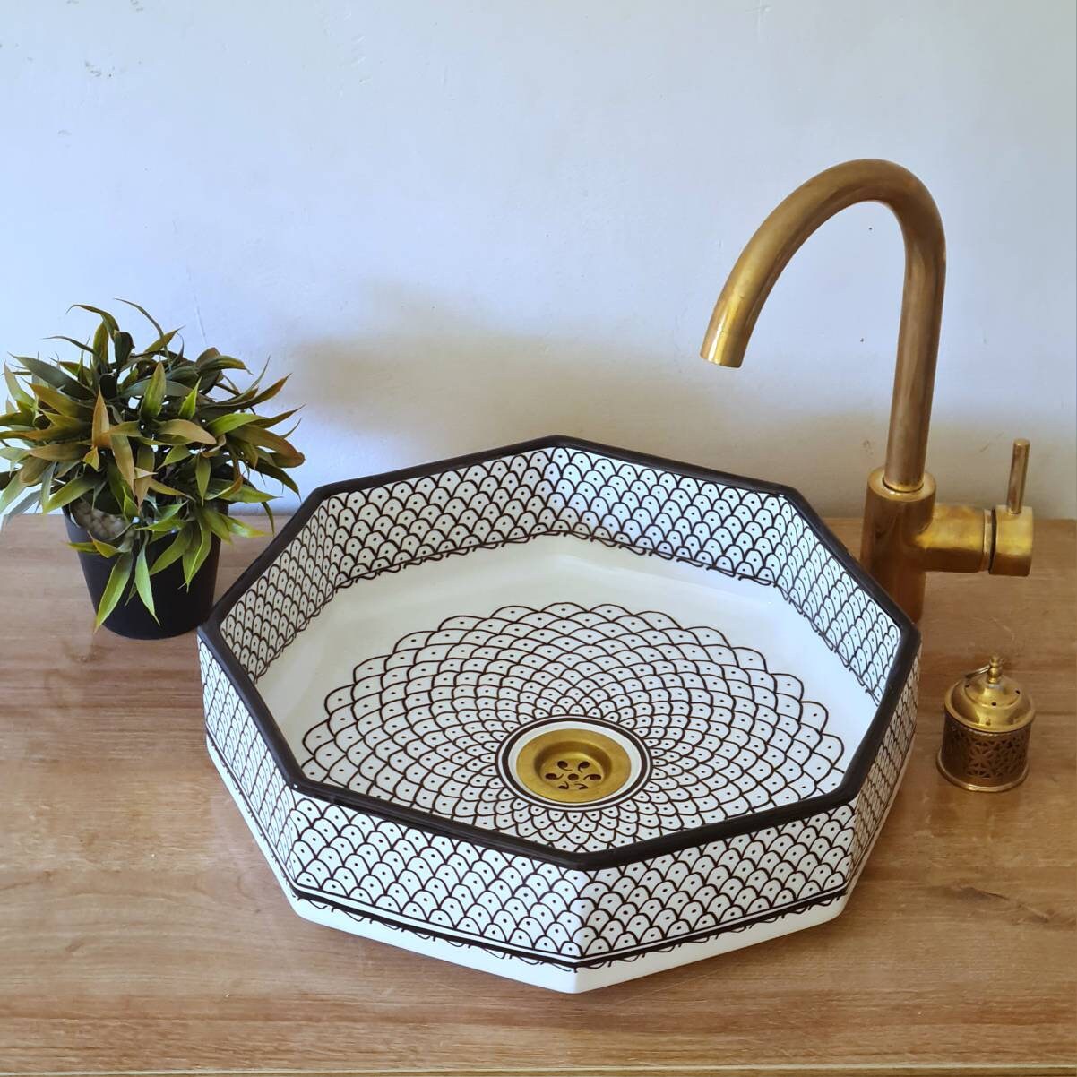 Vasque moderne pour salle de bain | Lavabo style oriental #58