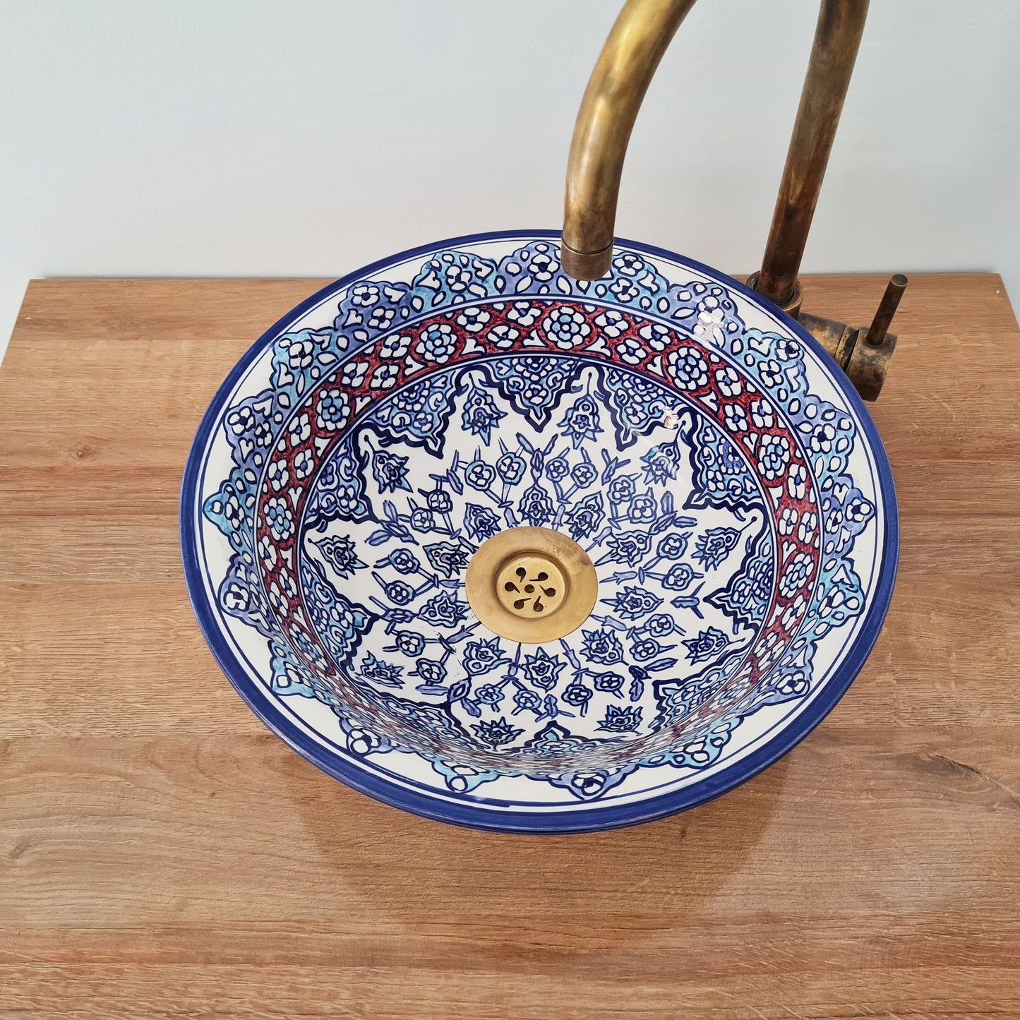 hand-painted Washbassin- Moroccan Sink #234