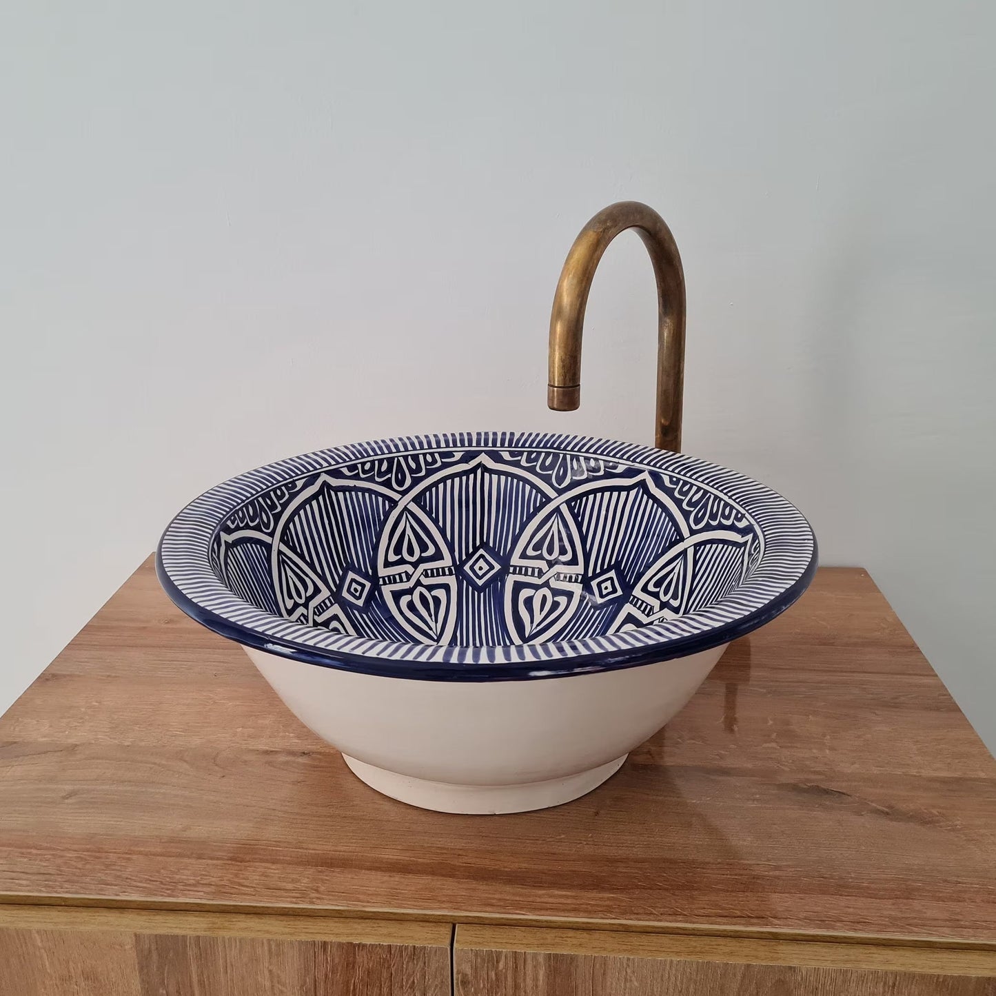 Bathroom sink | Zellige style ceramic bathroom sink #174