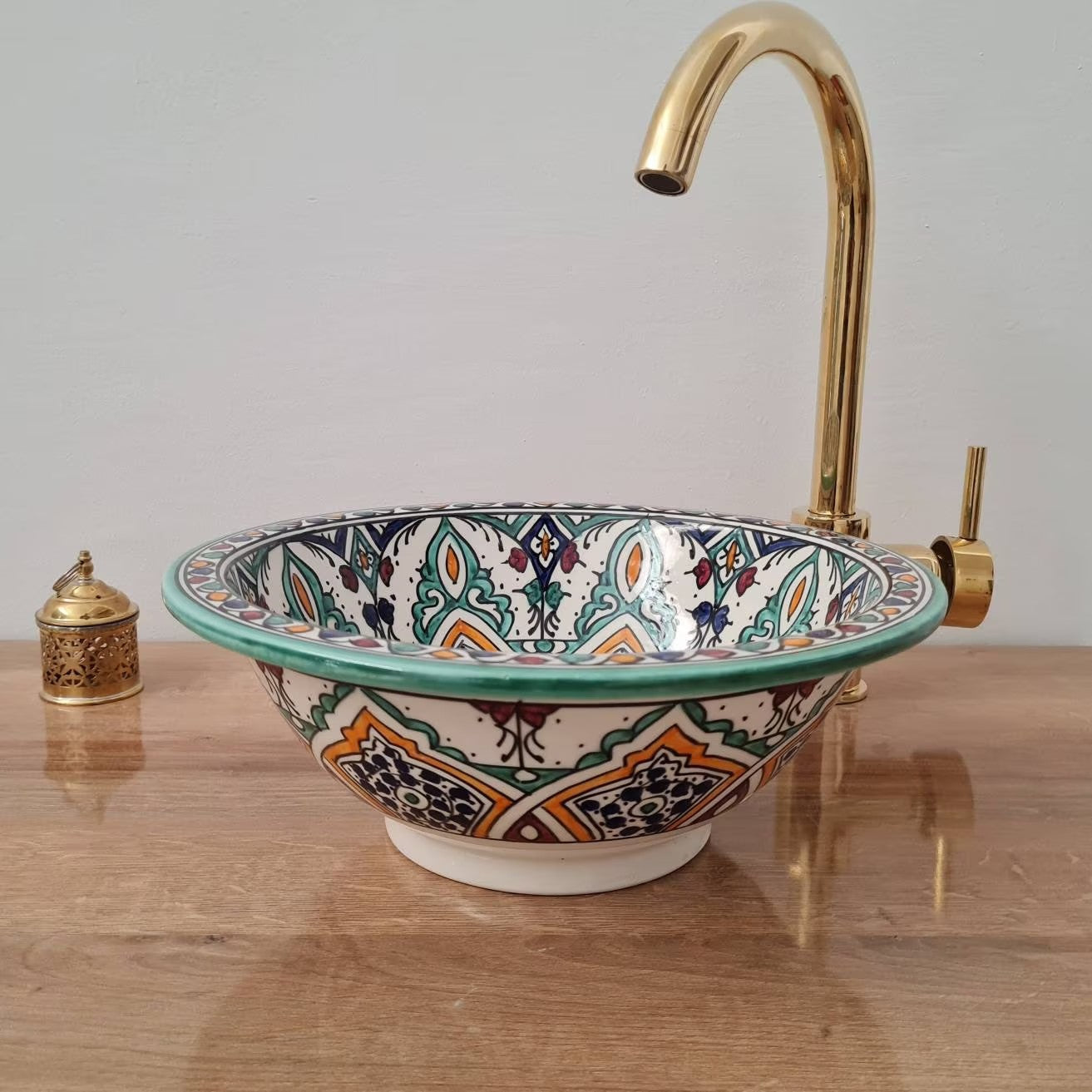 Bathroom sink | Zellige style ceramic bathroom sink #176