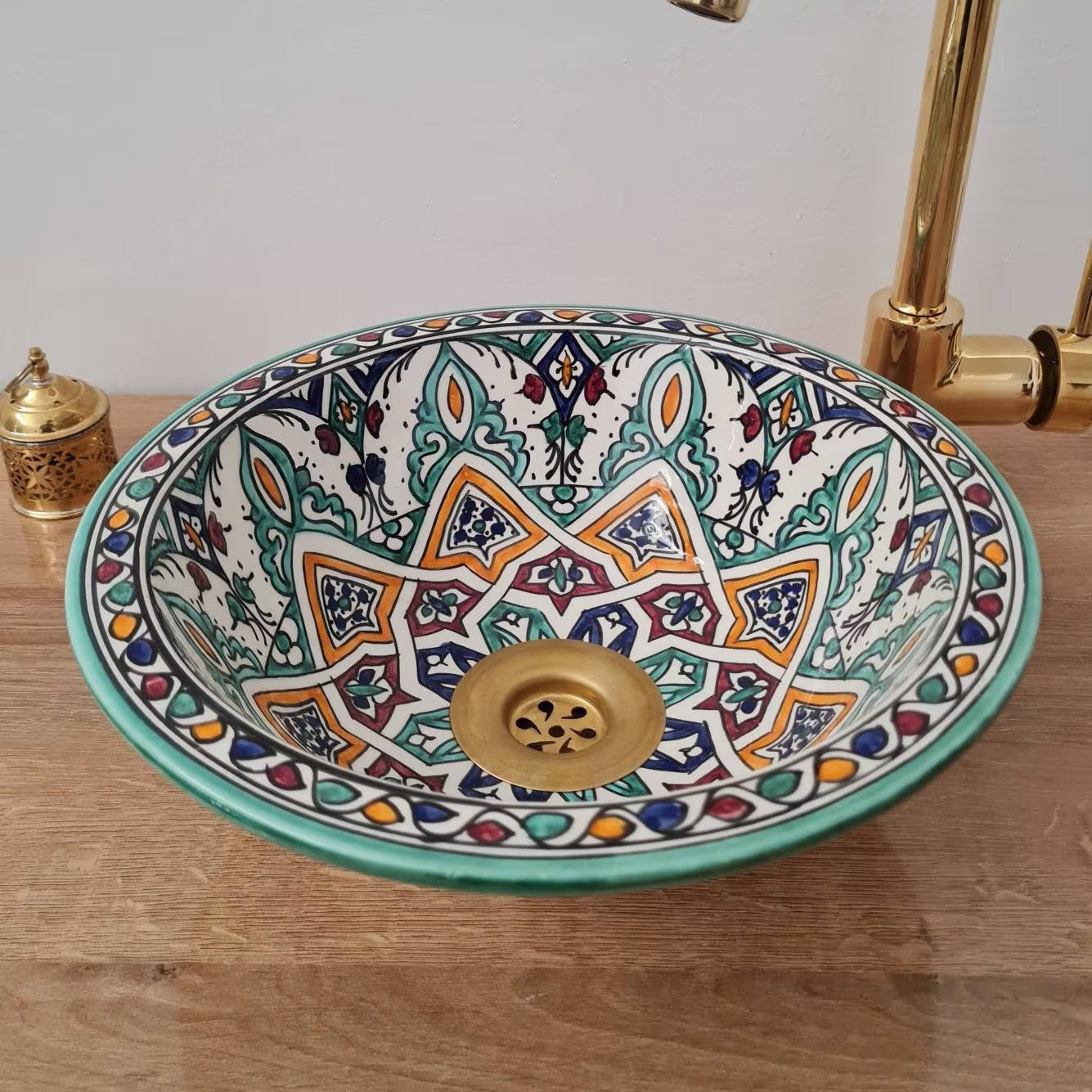 Bathroom sink | Zellige style ceramic bathroom sink #176