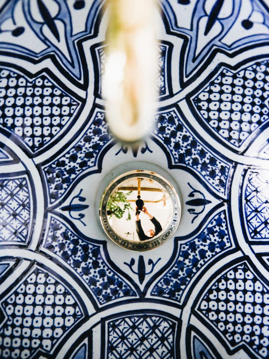 Authentic Moroccan ceramic sink for bathroom - bathroom sink #2