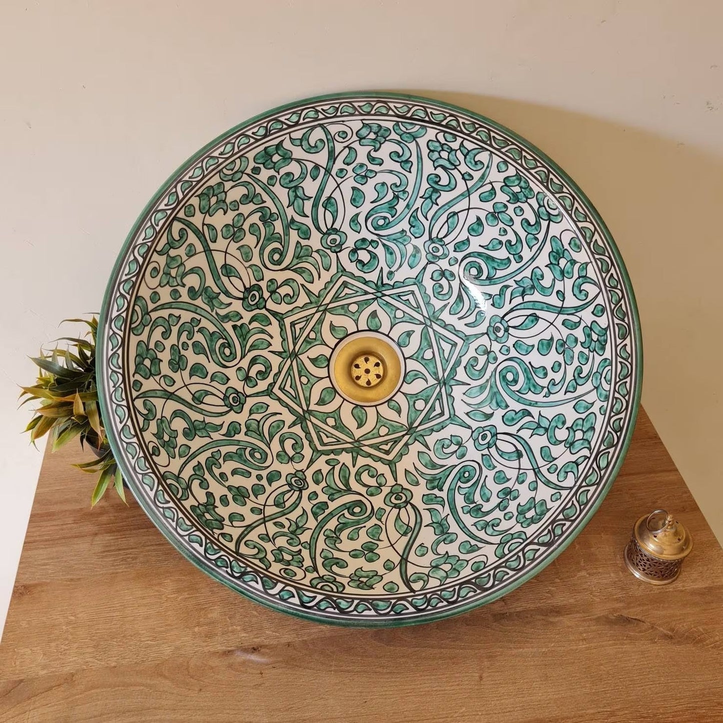 hand-painted Washbassin- Moroccan Sink #230