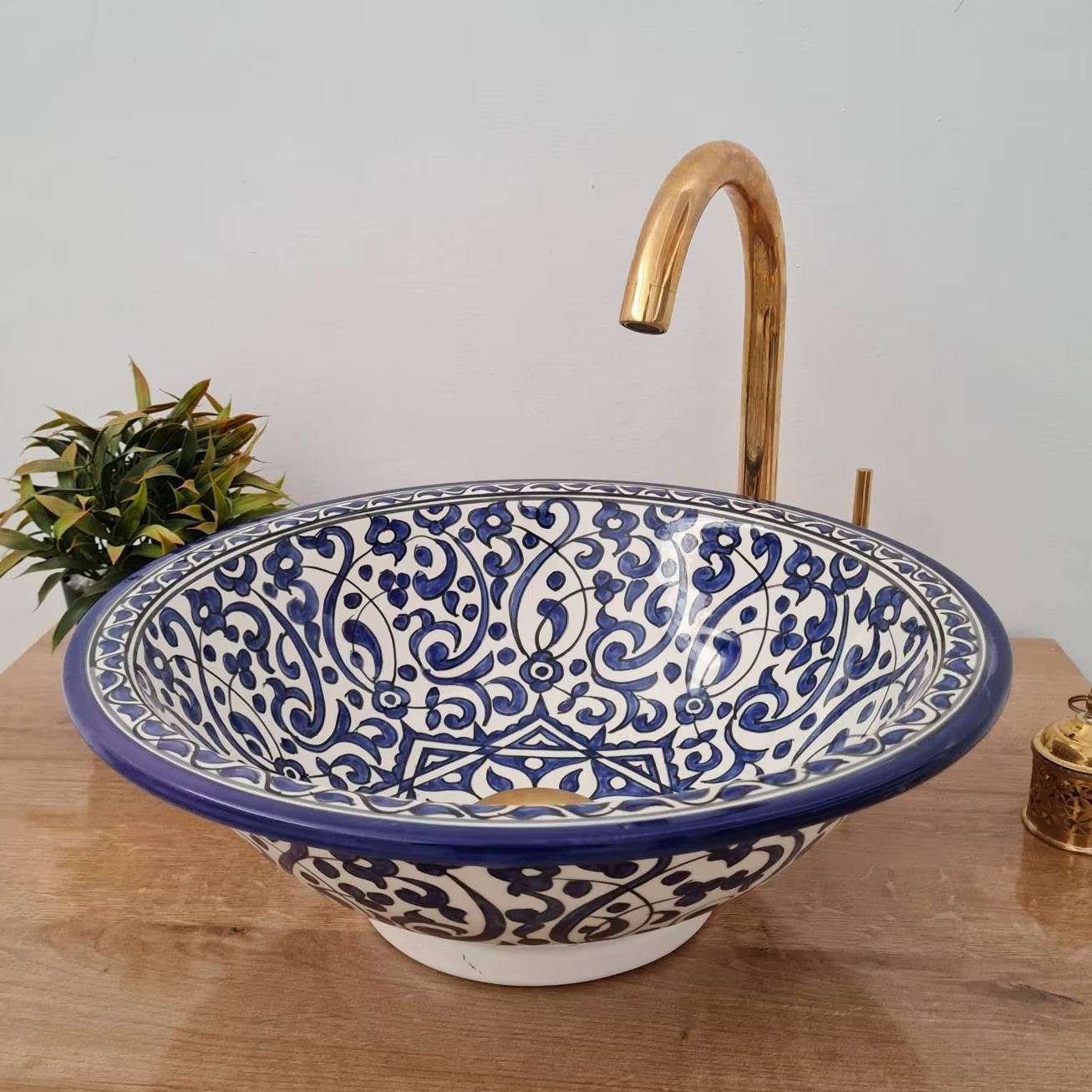 Vasque salle de bain | Blue Bathroom Sink #83