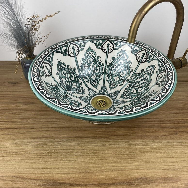 Authentic hand-painted basins - Moroccan basin #265