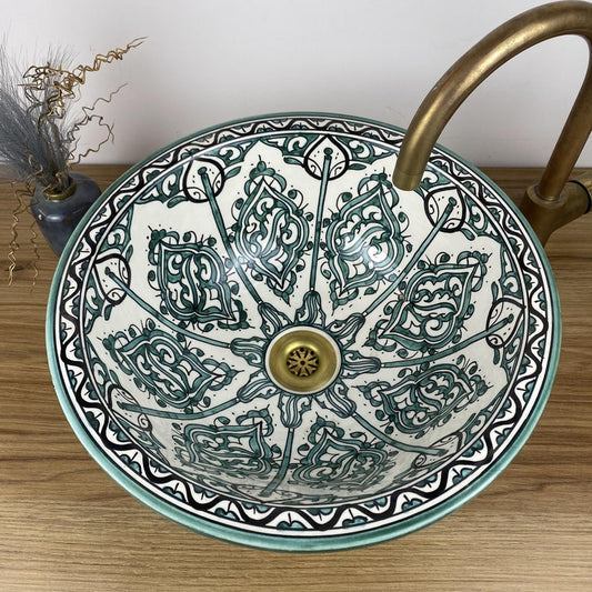 Authentic hand-painted basins - Moroccan basin #265