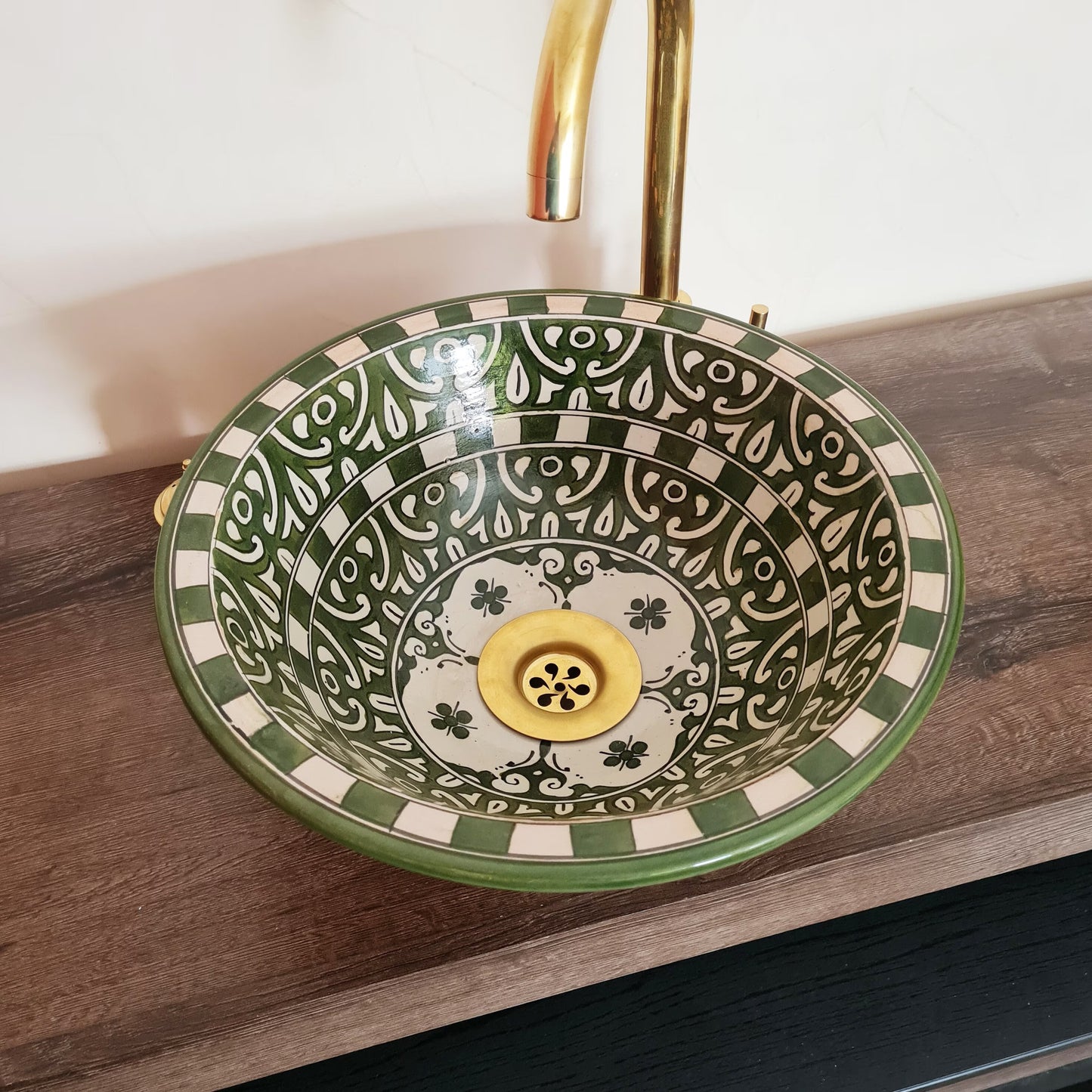 Bathroom sink | Moroccan bathroom style ceramic sink  #148