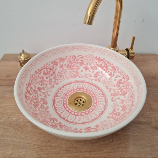 Bathroom sink | Zellige style ceramic bathroom sink #143