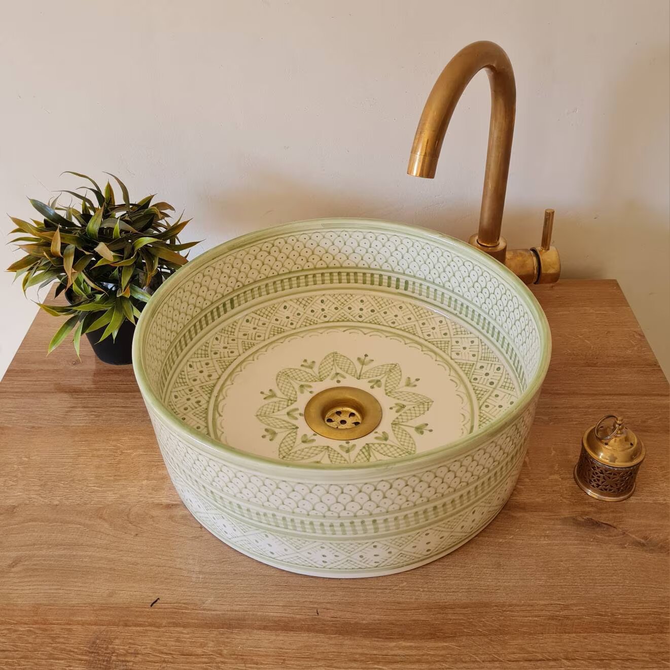 Bathroom sink | Zellige style ceramic bathroom sink #141